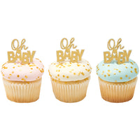 Oh Baby Foil DecoPics 12 ct.