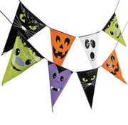 Large Character Plastic Pennant Banner Halloween Decoration