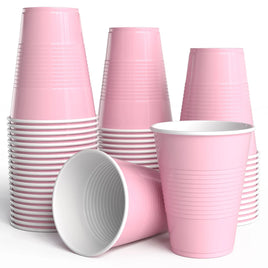 18 oz. Plastic Cups - Pink  50 ct.