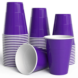 18 oz. Plastic Cups - Purple  50 ct.