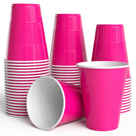 18 oz. Plastic Cups - Cerise  50 ct.