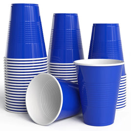18 oz. Plastic Cups -   Dark Blue 50 ct.