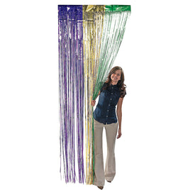 Metallic Mardi Gras Fringe Curtain 36" X 96" (Copy)
