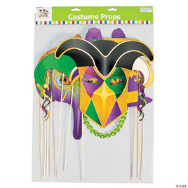 Mardi Gras Costume Stick Props