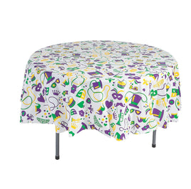 Mardi Gras Round Tablecover