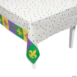 Mardi Gras Plastic Rectangular Tablecover 1 ct.