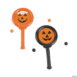 MINI JACK O LANTERN NOISEMAKERS 12 PCS.