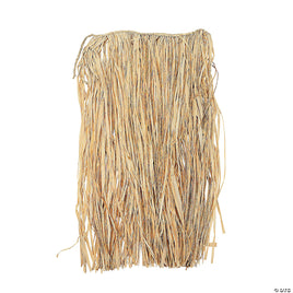 Natural Adult Luau Raffia Skirt 31 in. X 30"
