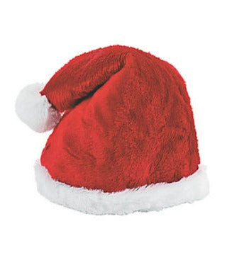 Deluxe Plush Adjustable Santa Hat