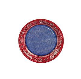 Red Bandana Dessert Plates 8 ct.