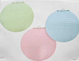 Paper Lantern- Pastel Colors 3 ct.