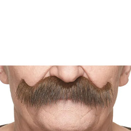 GRANDPA'S ROCKING FAKE MUSTACHE BROWN & BLACK