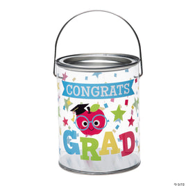 Elementary Graduation Paint Bucket Favor Container