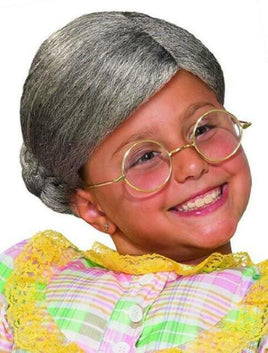 Child Old Lady With Bun Kit