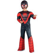 Into the Spider-Verse Miles Morales Costume 3T-4T