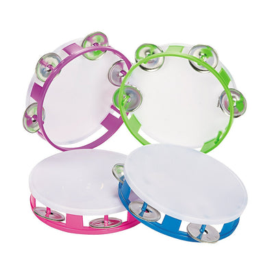 Toy Tambourine (Assorted Colors)
