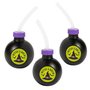 Witch Potion Sipper Cups with Lids & Straws