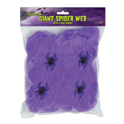 Giant Spider Web Purple
