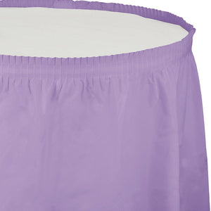 LUSCIOUS LAVENDER 14'x29" PLASTIC TABLE SKIRT 1 CT. 