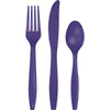 Purple Assorted Cutlery 24 ct.