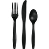 Black Assorted Cutlery 24 ct. 