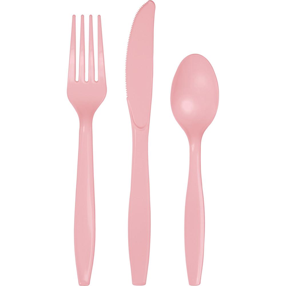 Classic Pink Assorted Cutlery 24 ct. 