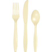 IVORY ASSORTED CUTLERY 24 CT. 
