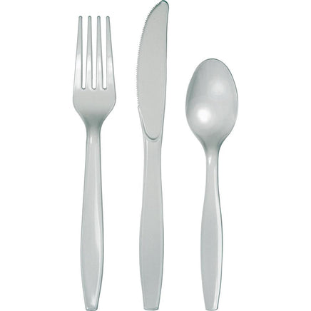 Shimmering Silver Assorted Cutlery 24 ct.