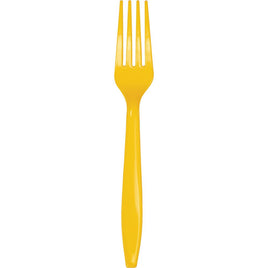 Schools Bus Yellow Forks 24 ct. 