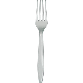 Shimmering Silver Forks 24 ct.