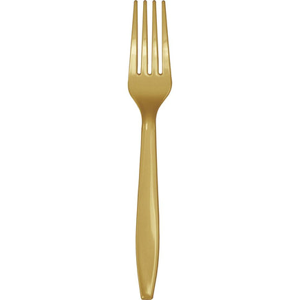 Glittering Gold Forks 24 ct.