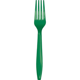 Emerald Green Forks 24 ct. 