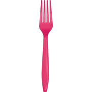 Hot Pink Forks 24 ct. 