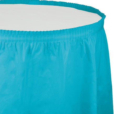 BERMUDA 14'x29" PLASTIC TABLESKIRT  1 CT. 