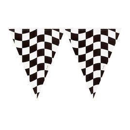 Black and White Banner Flag 1 ct.