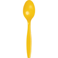 School Bus Yellow Spoons 24 ct. 