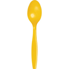 School Bus Yellow Spoons 24 ct. 