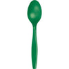 Emerald Green Spoons 24 ct. 