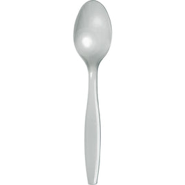Shimmering Silver Spoons 24 ct.