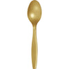Glittering Gold Spoons 24 ct 