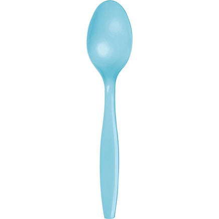 PASTEL BLUE SPOONS 24 CT. 