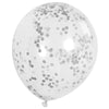 12" Confetti Latex Balloons 4 ct.