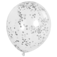 12" Confetti Latex Balloons 4 ct.