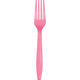 Candy Pink Forks 24 ct.
