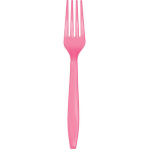 Candy Pink Forks 24 ct. 