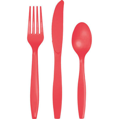 CORAL ASSORTED CUTLERY 24 CT. 