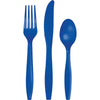 Cobalt Blue Assorted Cutlery 24 ct. 