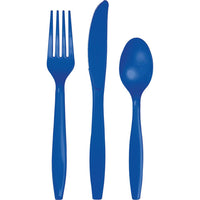 Cobalt Blue Assorted Cutlery 24 ct. 