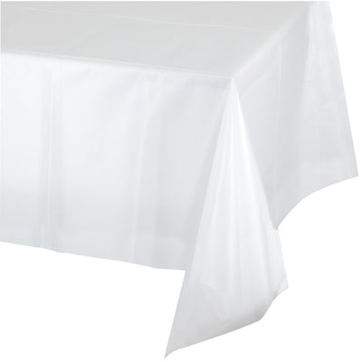 Clear Plastic Tablecover 54