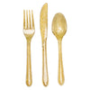 Glittered Gold Glitz Assorted Cutlery 24 ct.